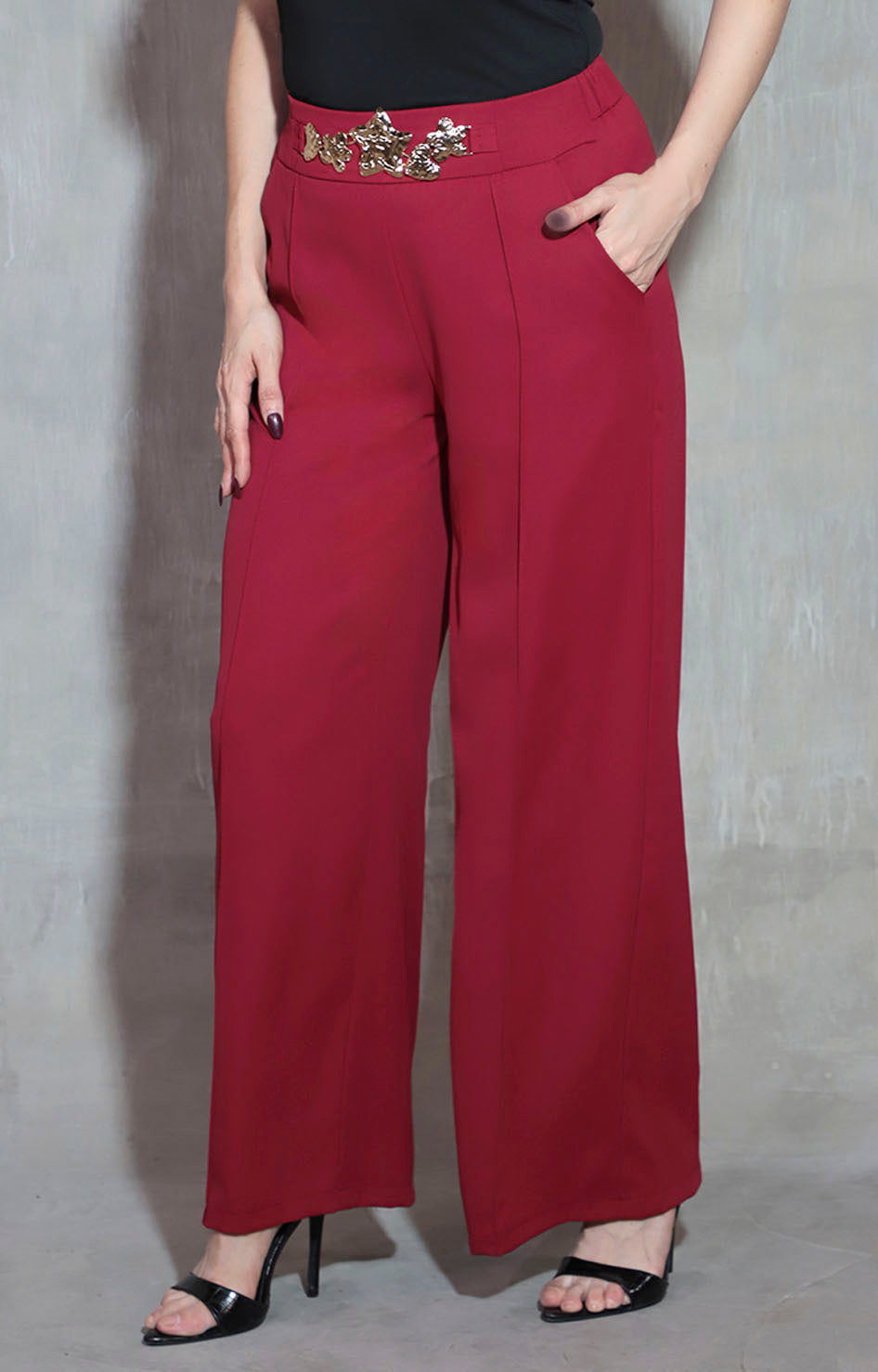 Pantalón vino - PANTALON Boutiquemirel 