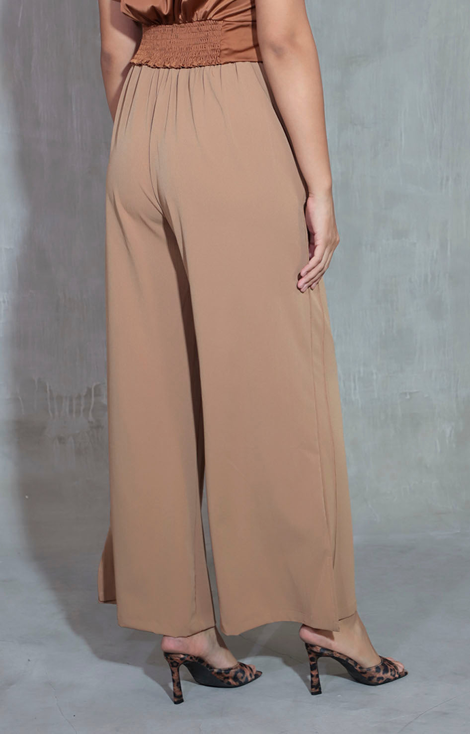 Pantalón recto mocca - PANTALON Boutiquemirel 