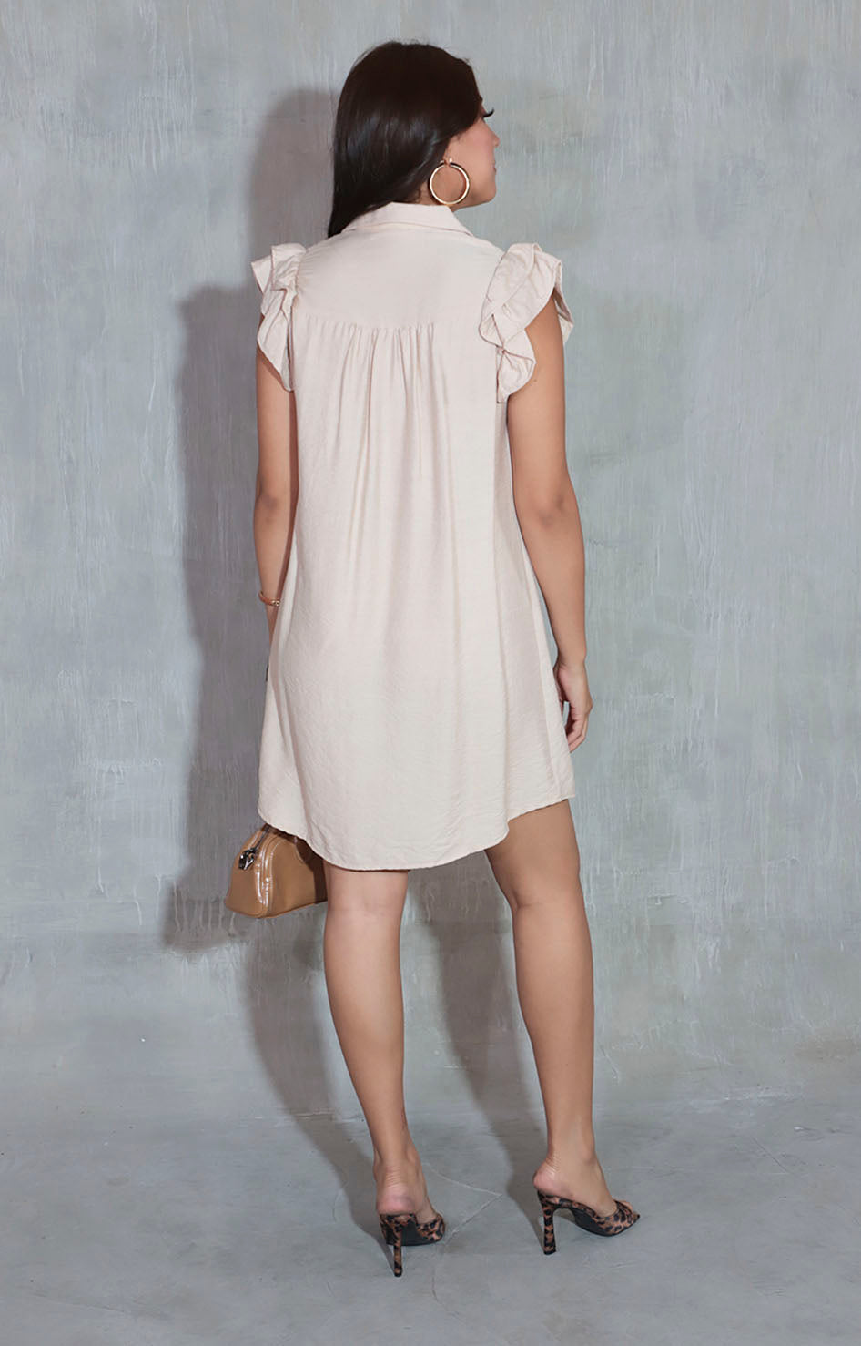 Vestido beige - VESTIDO Boutiquemirel 