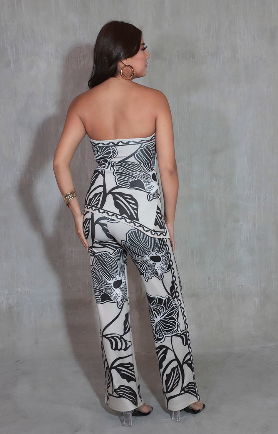 Conjunto beige estampado - CONJUNTO Boutiquemirel 