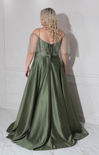 Vestido verde de gala - VESTIDO XL Boutiquemirel 