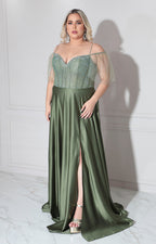 Vestido verde de gala - VESTIDO XL Boutiquemirel 