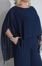 Palazzo de gala azul - VESTIDO XL Boutiquemirel 