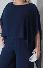 Palazzo de gala azul - VESTIDO XL Boutiquemirel 