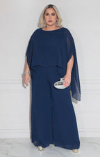 Palazzo de gala azul - VESTIDO XL Boutiquemirel 