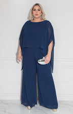 Palazzo de gala azul - VESTIDO XL Boutiquemirel 