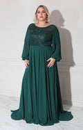 Vestido verde de gala - VESTIDO XL Boutiquemirel 