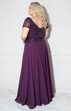 Vestido morado de gala - VESTIDO XL Boutiquemirel 