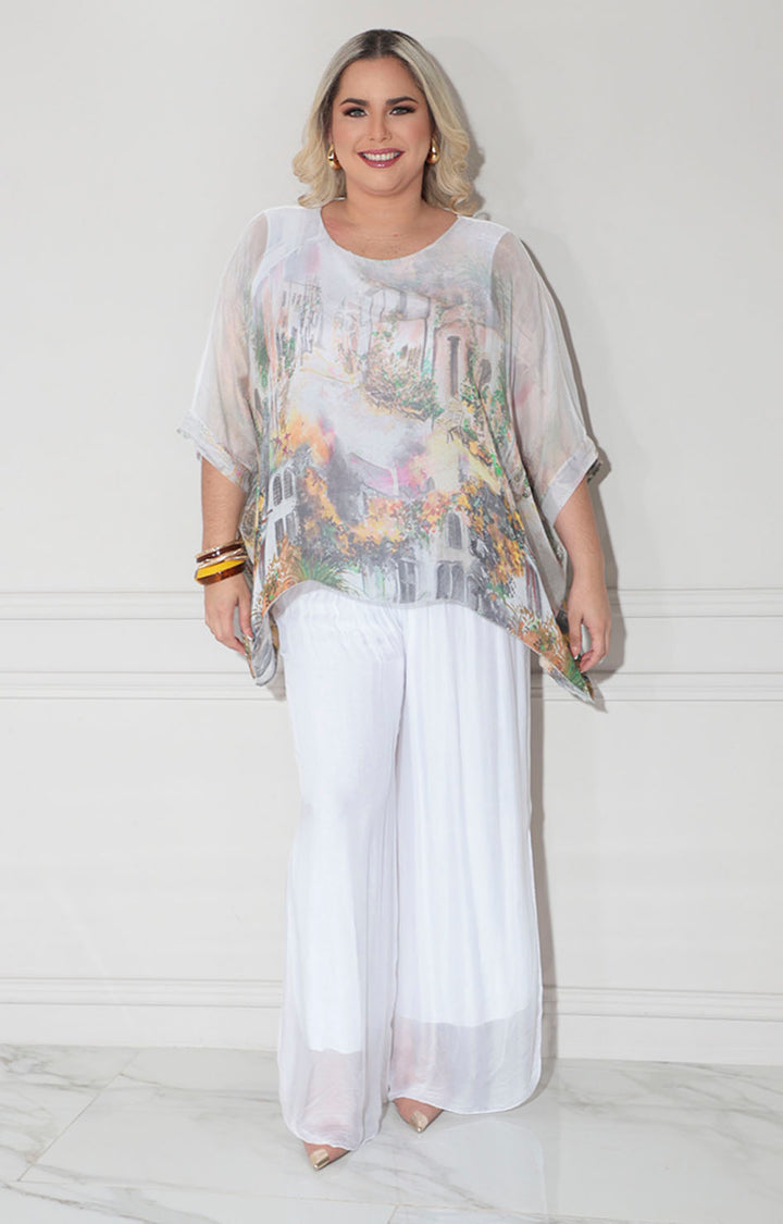 Conjunto de seda blanco - CONJUNTO Boutiquemirel 