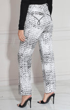 Pantalón gris estampado - PANTALON Boutiquemirel 