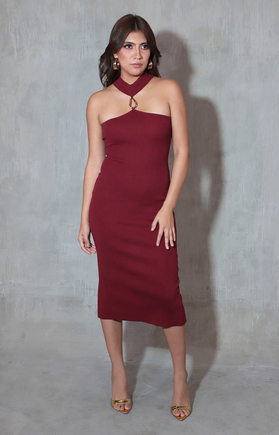 Vestido vino - VESTIDO Boutiquemirel 