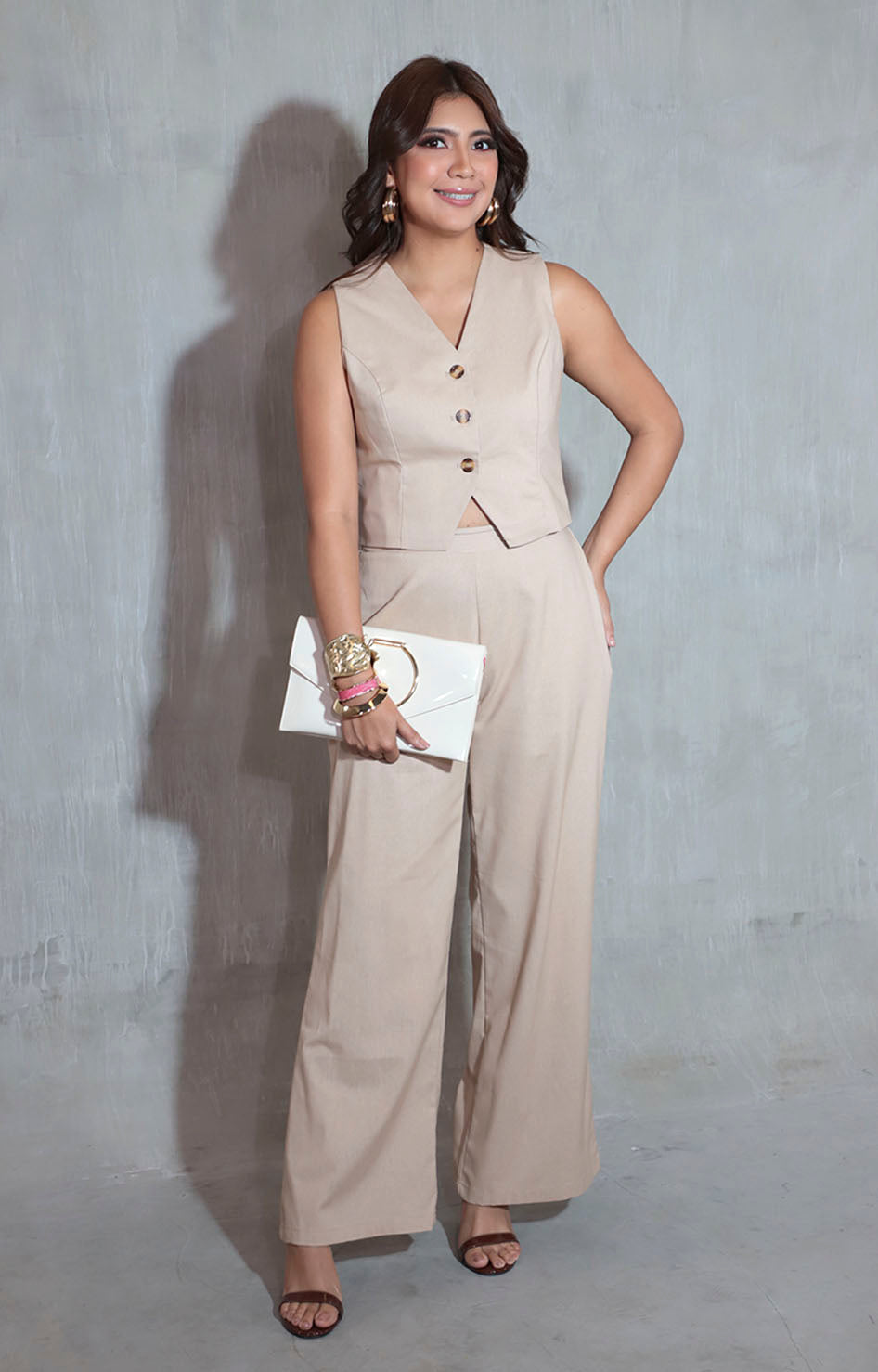 Conjunto beige - CONJUNTO Boutiquemirel 