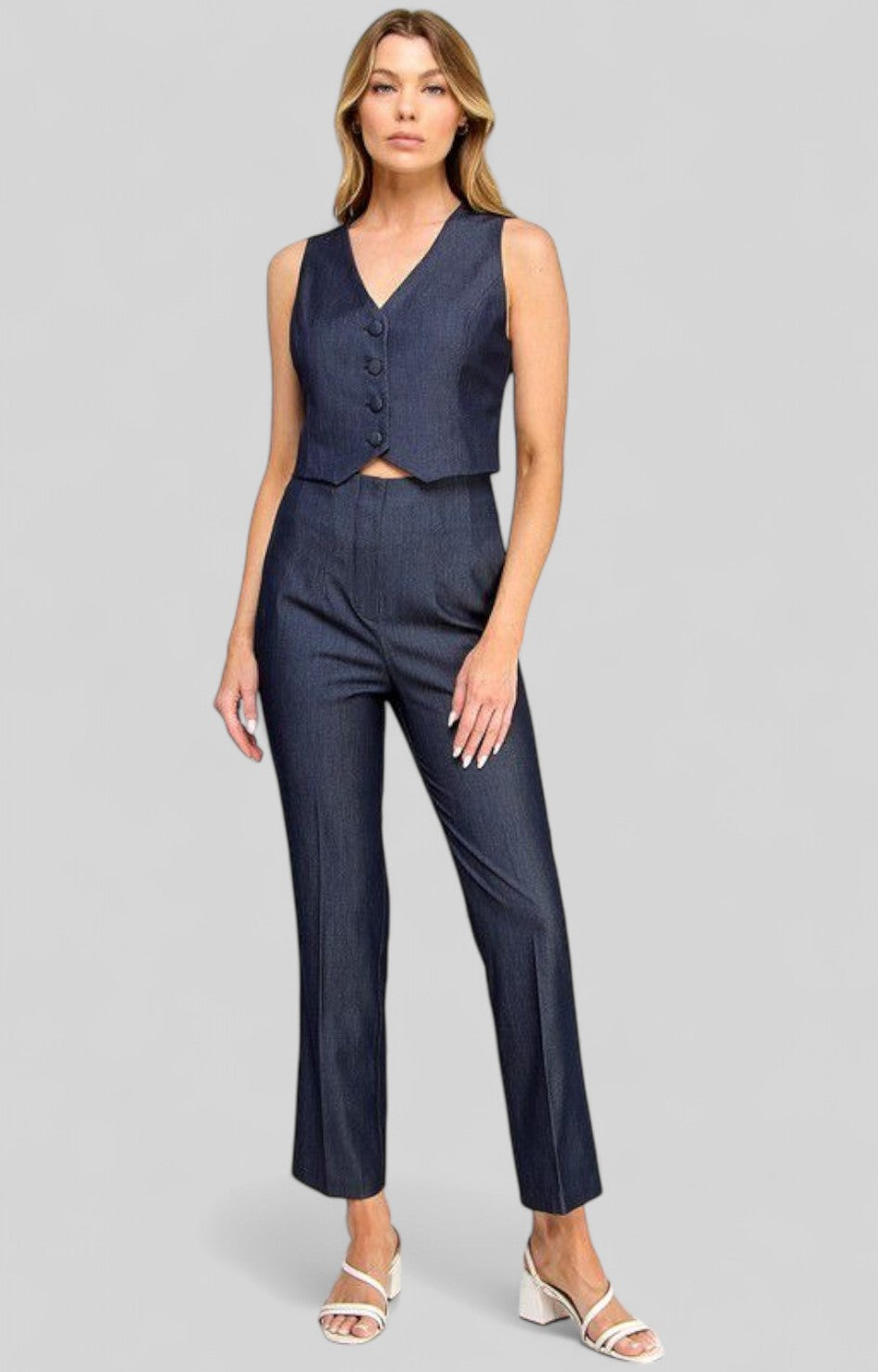 Pantalón Denim azul - PANTALON Boutiquemirel 