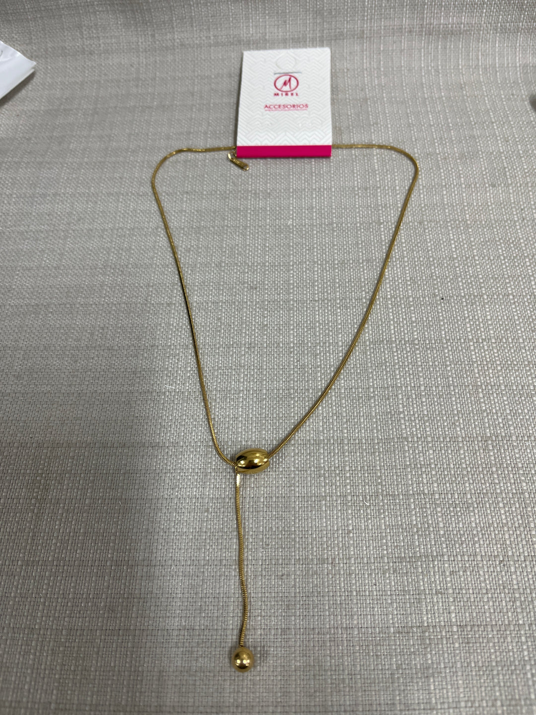 C*552*GOVY*ACERO*DORADO - COLLAR Boutiquemirel 