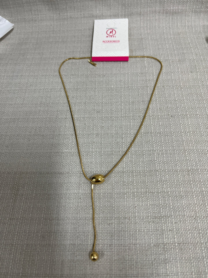 C*552*GOVY*ACERO*DORADO - COLLAR Boutiquemirel 