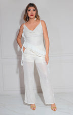 Conjunto beige con lentejuela - CONJUNTO Boutiquemirel 