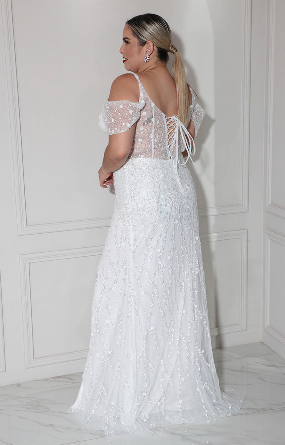 Vestido blanco bride - VESTIDO XL Boutiquemirel 
