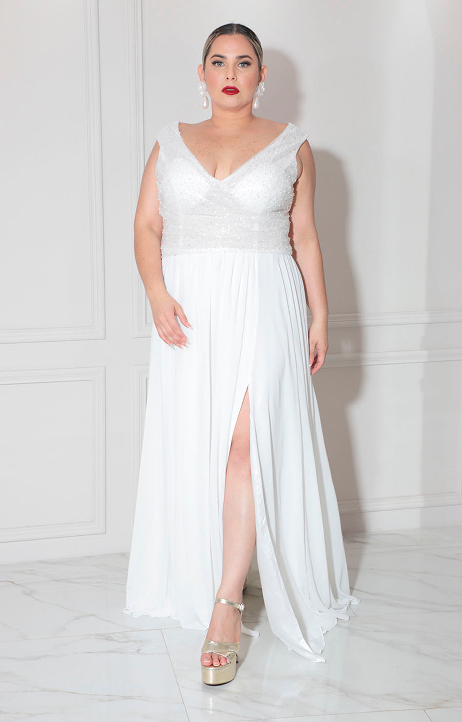 Vestido bride blanco