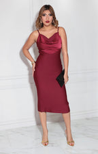 Vestido vino - VESTIDO Boutiquemirel 