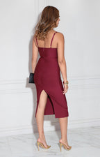Vestido vino - VESTIDO Boutiquemirel 