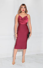 Vestido vino - VESTIDO Boutiquemirel 