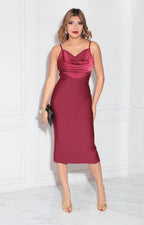Vestido vino - VESTIDO Boutiquemirel 