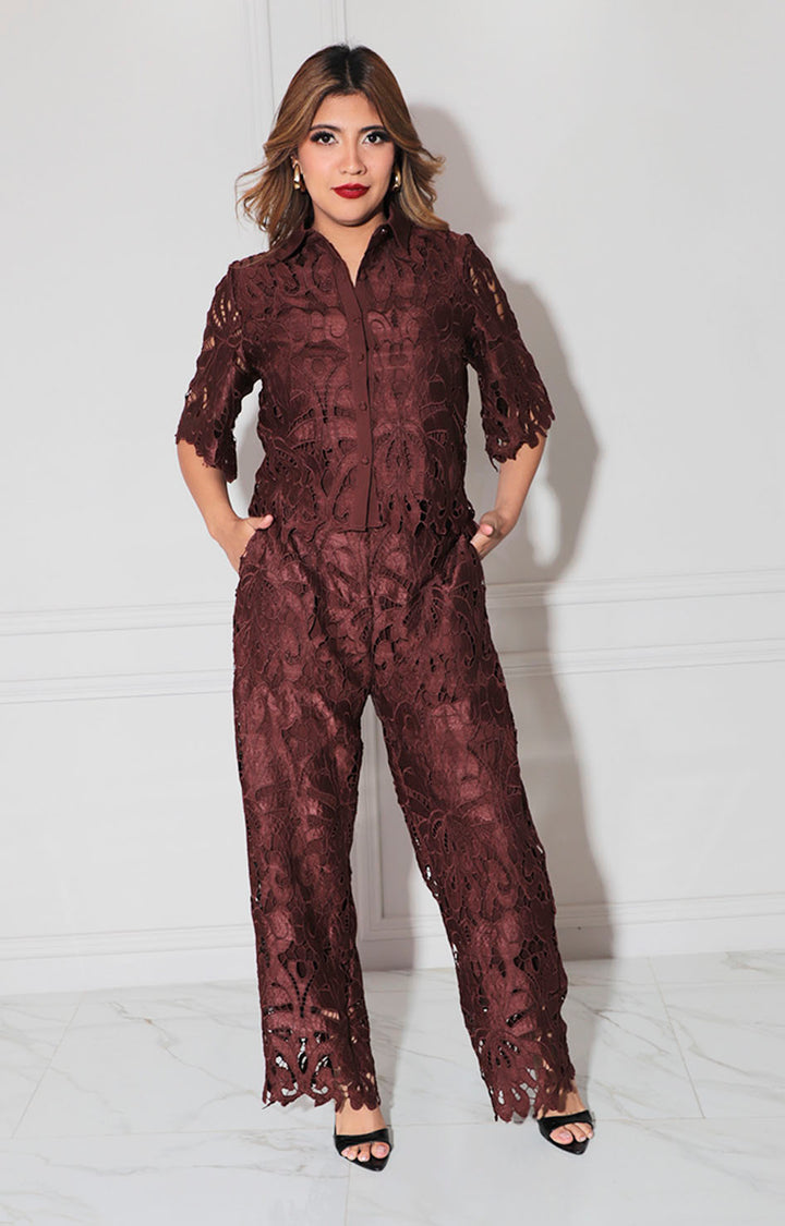 Conjunto café de guipiur