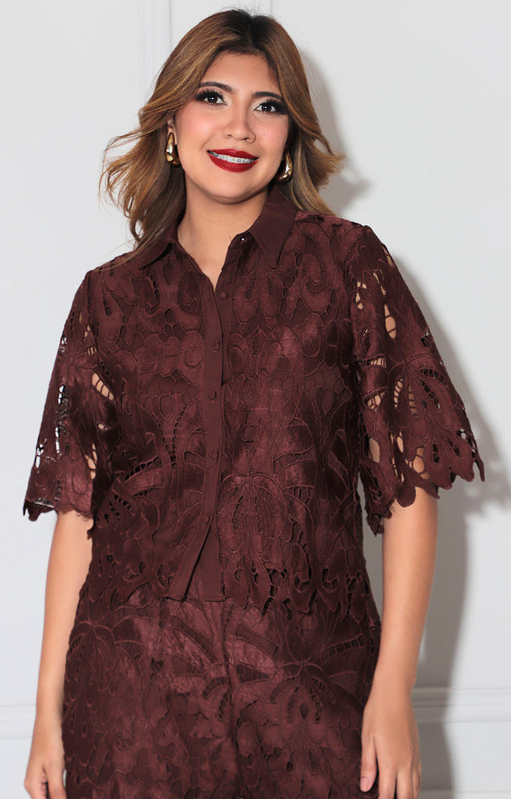 Conjunto café de guipiur