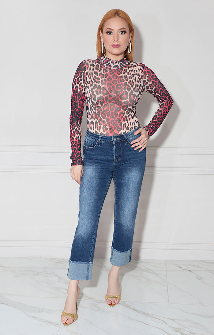 Pantiblusa roja print