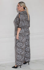 Conjunto beige estampado - CONJUNTO XL Boutiquemirel 
