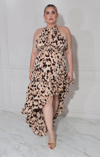Vestido beige mullet - VESTIDO XL Boutiquemirel 