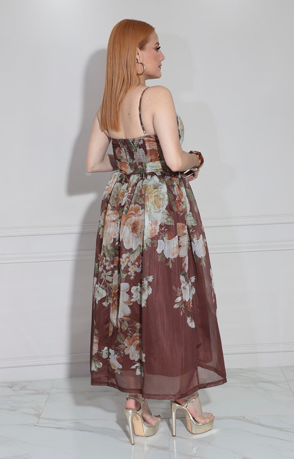 Vestido corto estampado