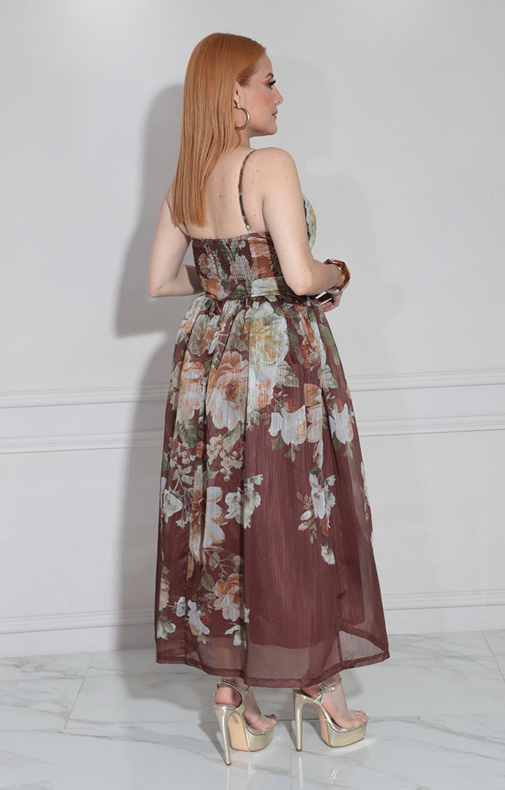 Vestido corto estampado