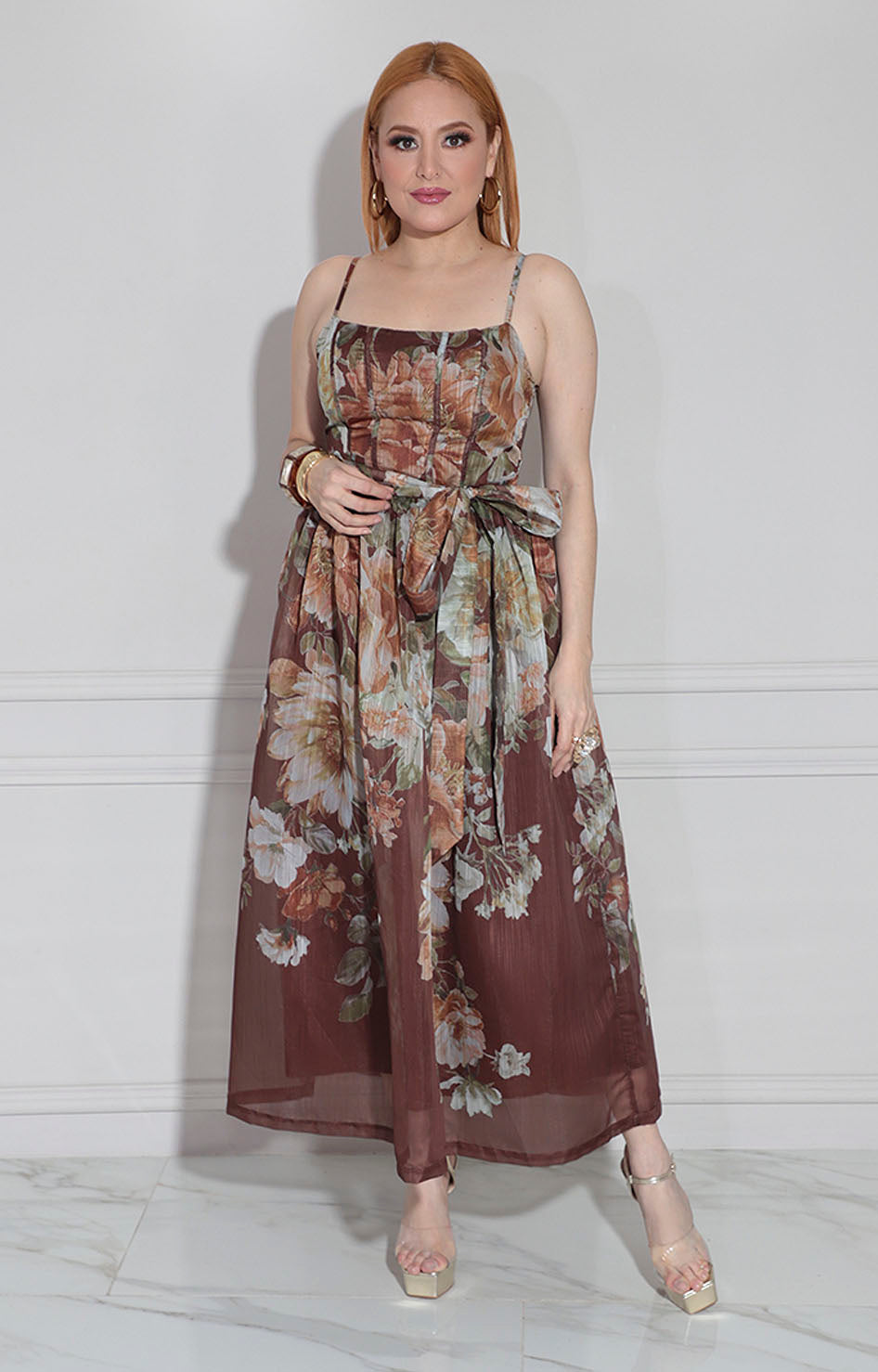 Vestido corto estampado