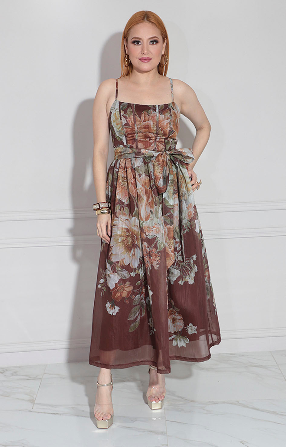 Vestido corto estampado