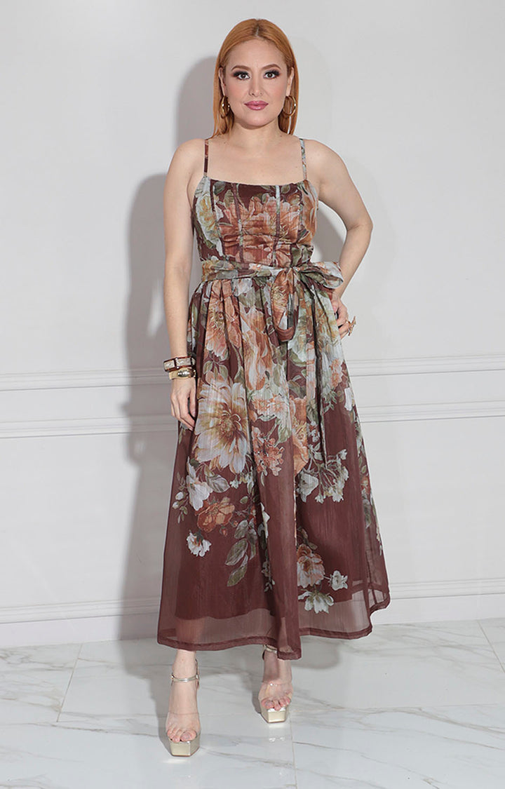 Vestido corto estampado