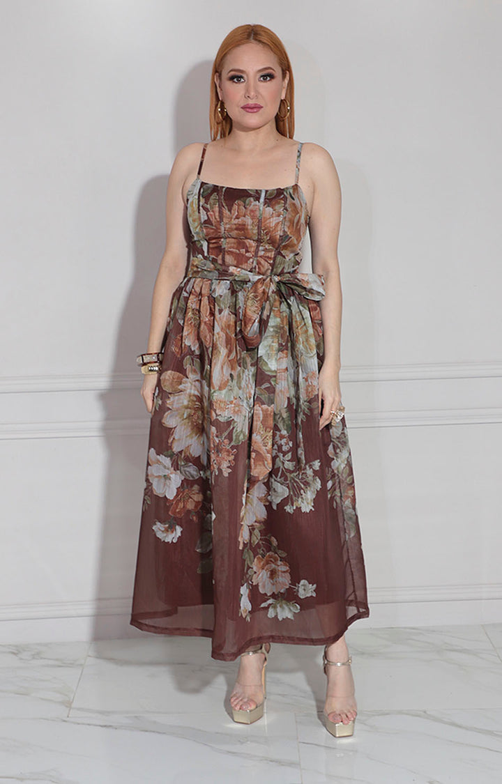 Vestido corto estampado