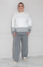 Conjunto gris - CONJUNTO Boutiquemirel 
