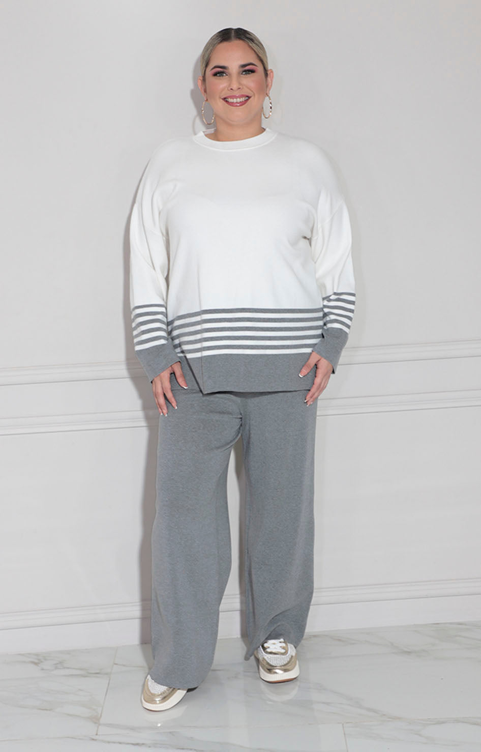 Conjunto gris - CONJUNTO Boutiquemirel 