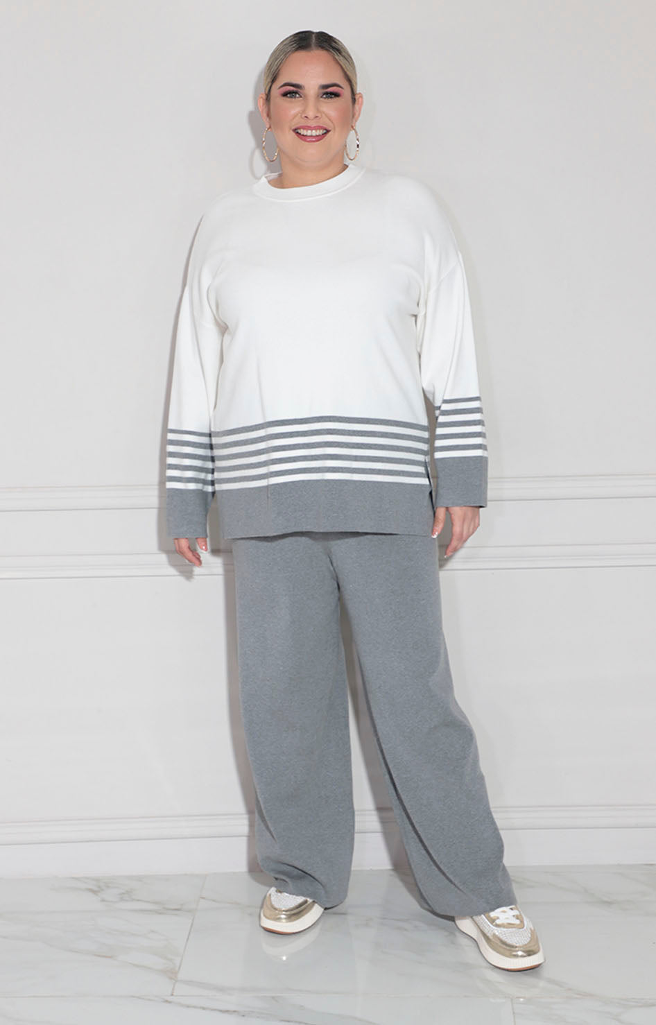 Conjunto gris - CONJUNTO Boutiquemirel 