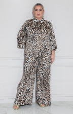 Conjunto beige print - CONJUNTO XL Boutiquemirel 