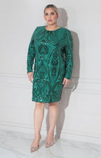 Vestido verde de gala - VESTIDO XL Boutiquemirel 
