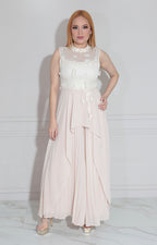 Palazzo beige plisado - PALAZZO Boutiquemirel 