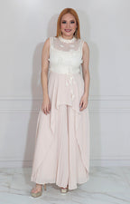 Palazzo beige plisado - PALAZZO Boutiquemirel 