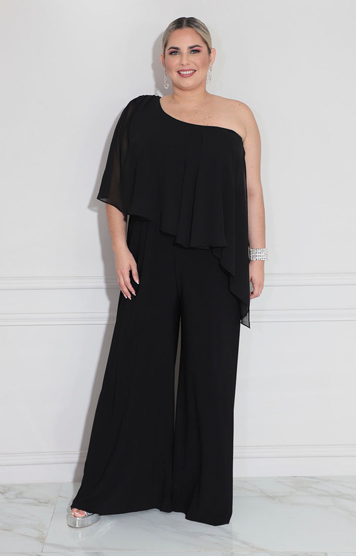 Palazzo negro asimétrico