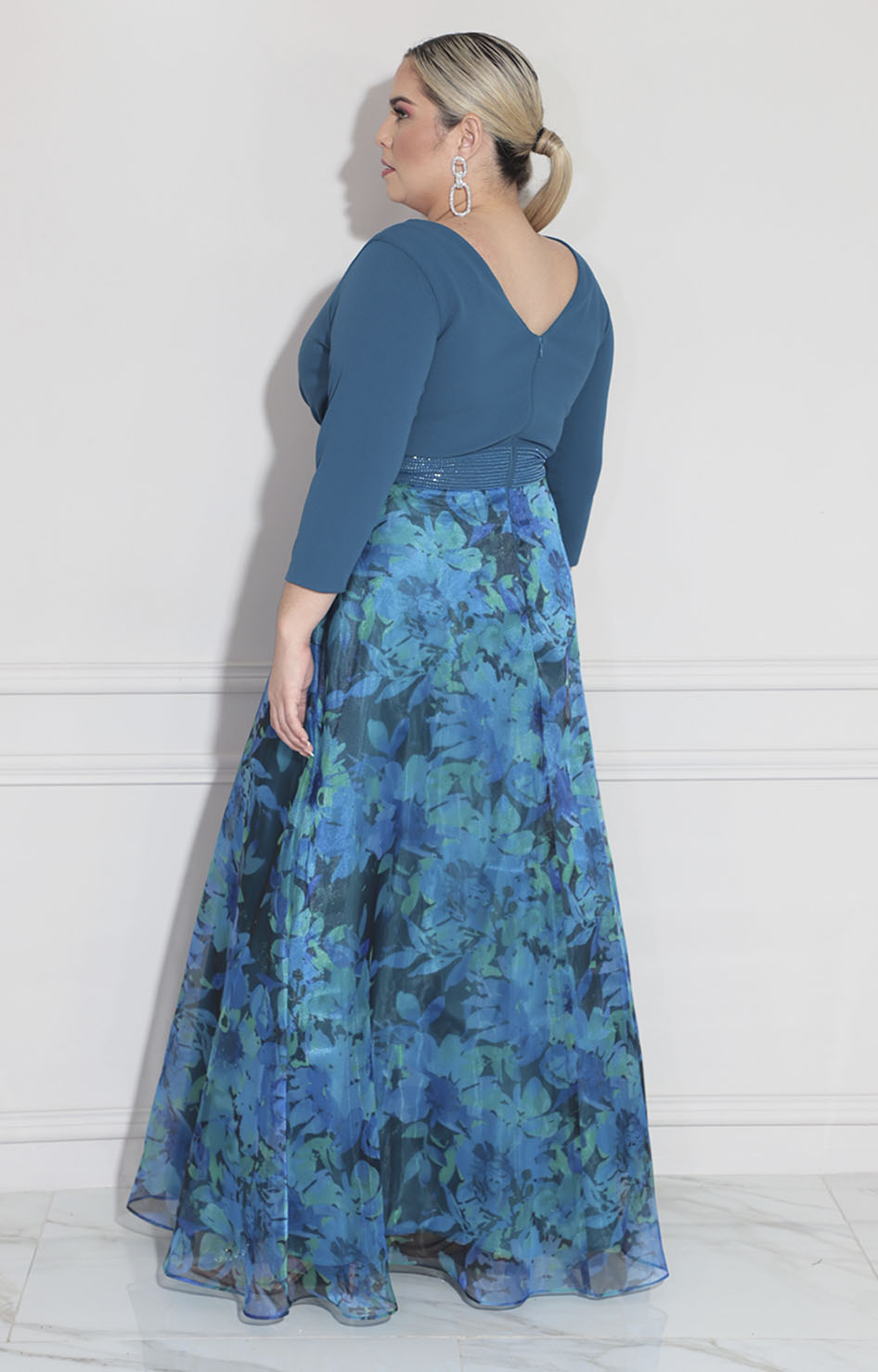 Vestido azul de gala - VESTIDO XL Boutiquemirel 