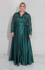 Vestido de gala verde - VESTIDO XL Boutiquemirel 