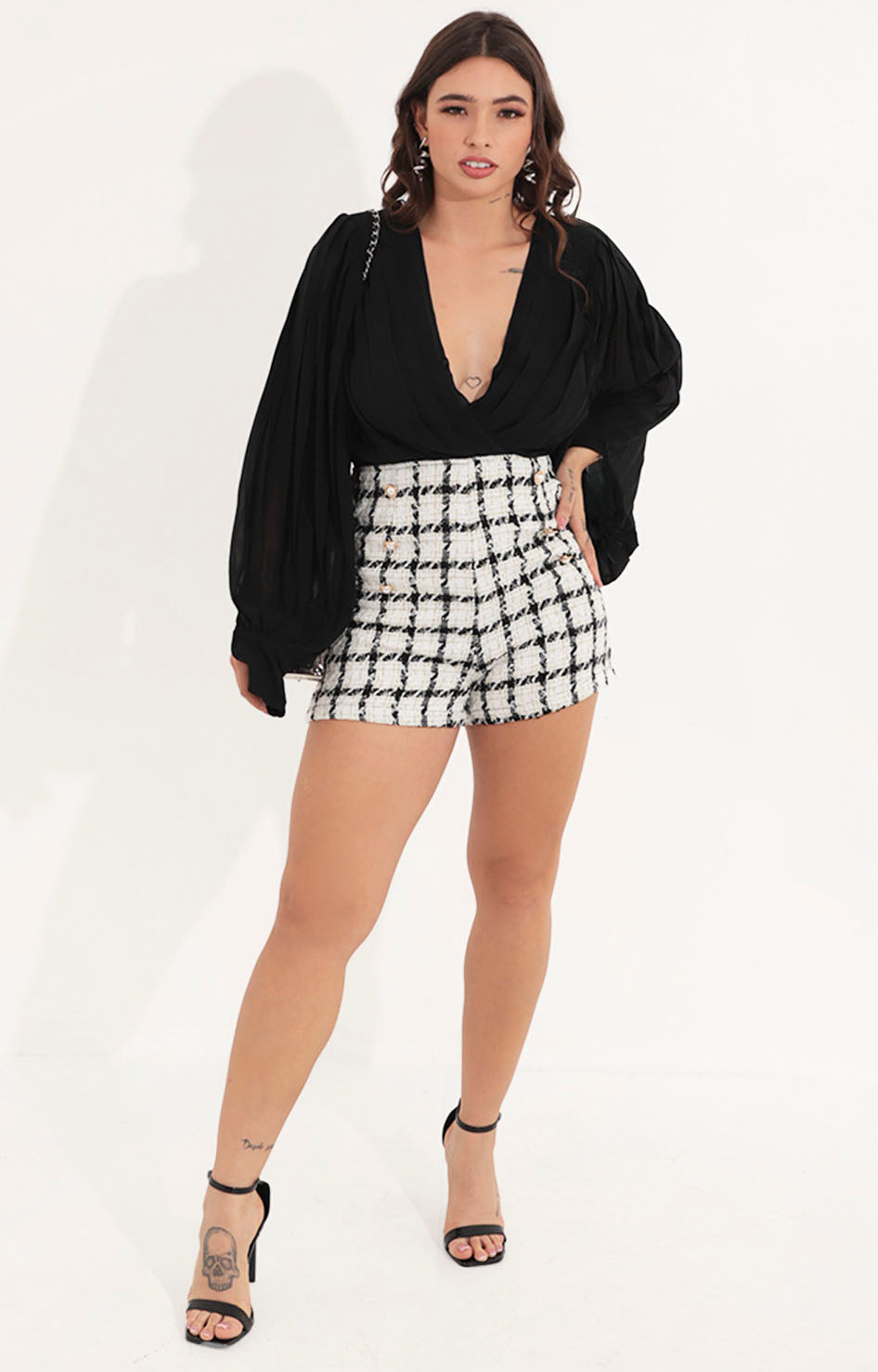 Jumpsuit negro con perlas - PALAZZO Boutiquemirel 