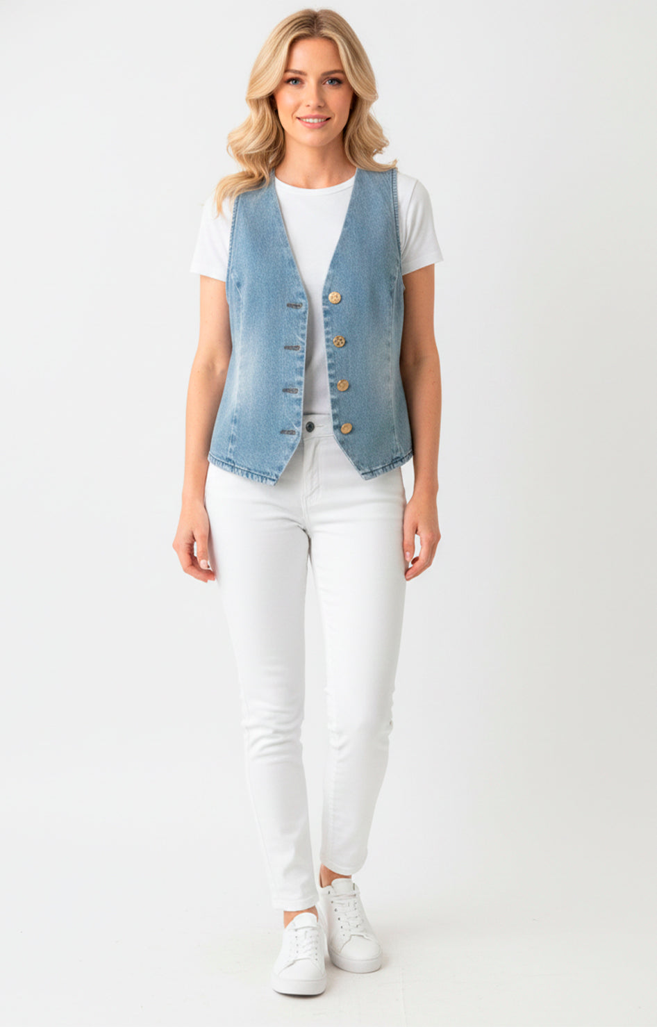 Chaleco de mezclilla - BLUSA Boutiquemirel 