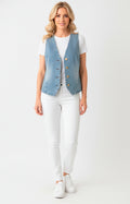 Chaleco de mezclilla - BLUSA Boutiquemirel 